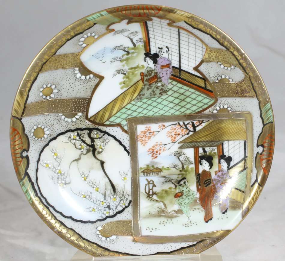 Royal Satsumo - 24crt Gold - Saucer - Stunning! - Bid Now!!!