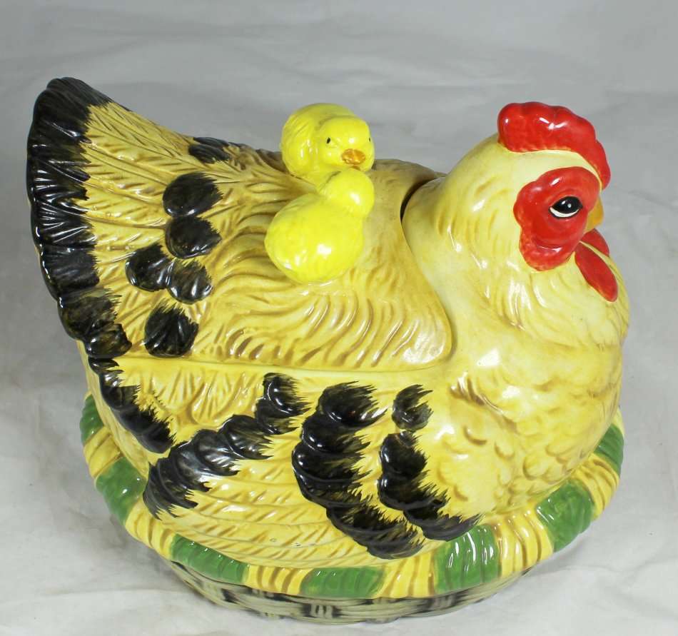 William James - Chicken Jar - Beautiful! - Bid Now!!!