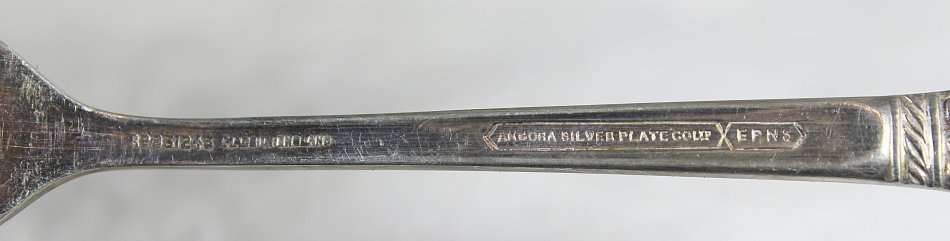 Angora Silver Plate - EPNS Cake Forks - (6) - Gorgeous! - Bid Now!!!