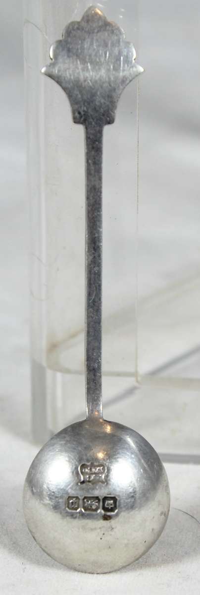 Alexander Clark Manufacturing Co - Sheffield - Silver Salt Spoon - Gorgeous! - Bid Now!!!