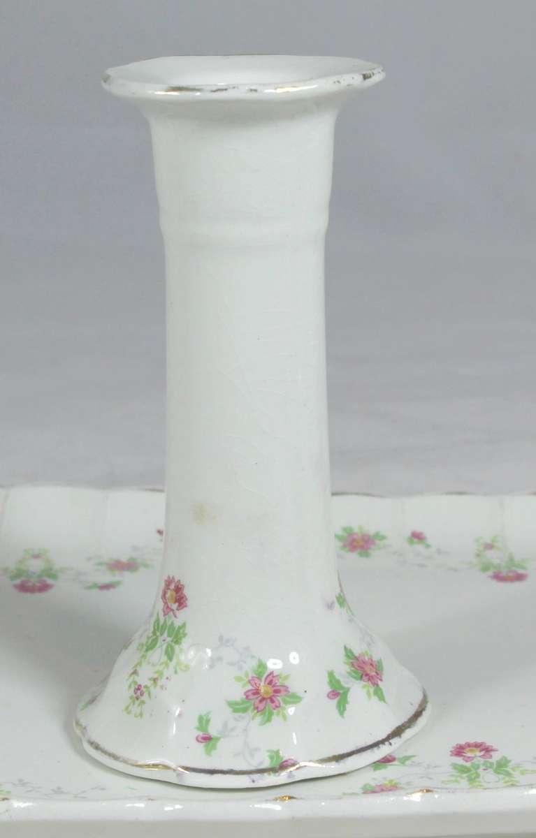 Condiment Set / Vanity table set - Tray & Candle Holder - Gorgeous! - Bid Now!!!