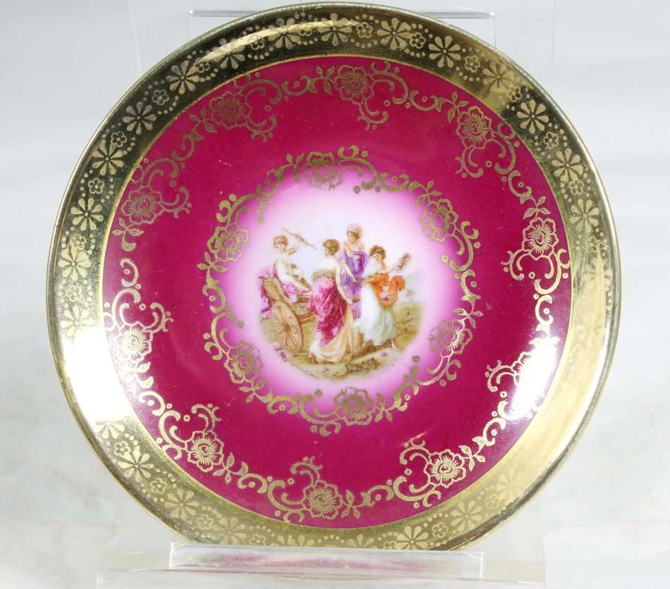 Victorian demitasse duos - Set of 6