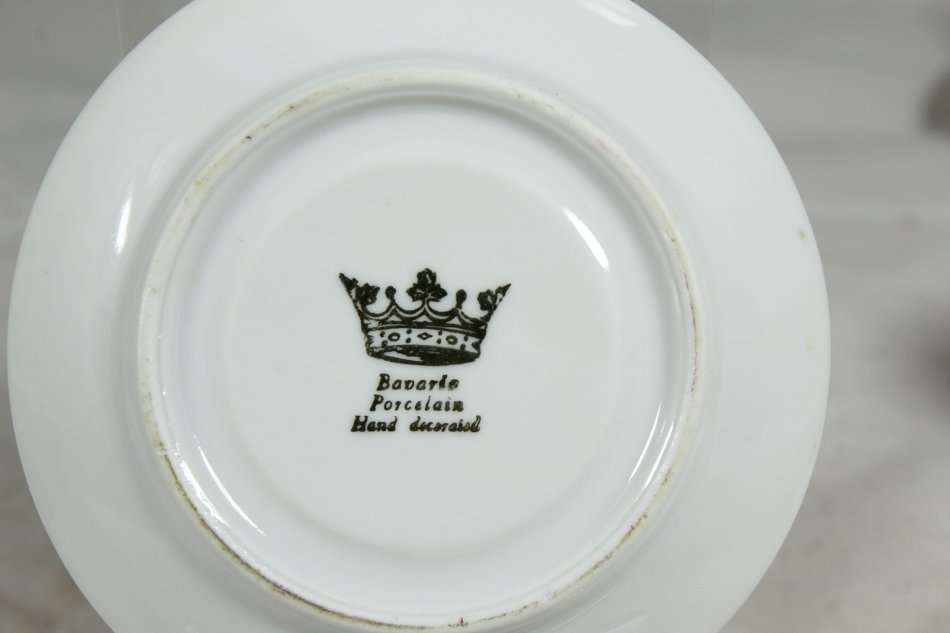 Victorian demitasse duos - Set of 6