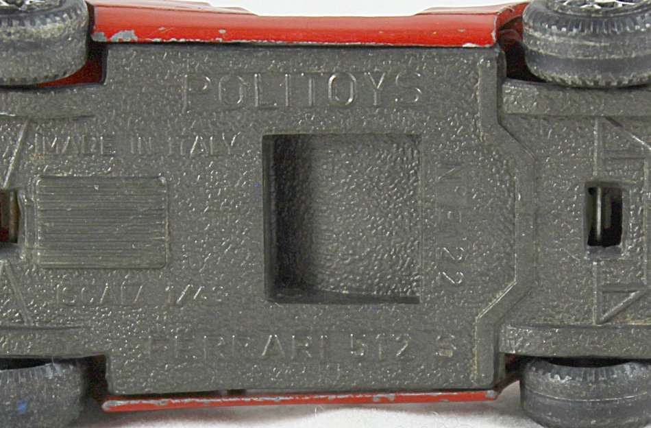 Politoys - Ferrari - 512 S - Bid now!!