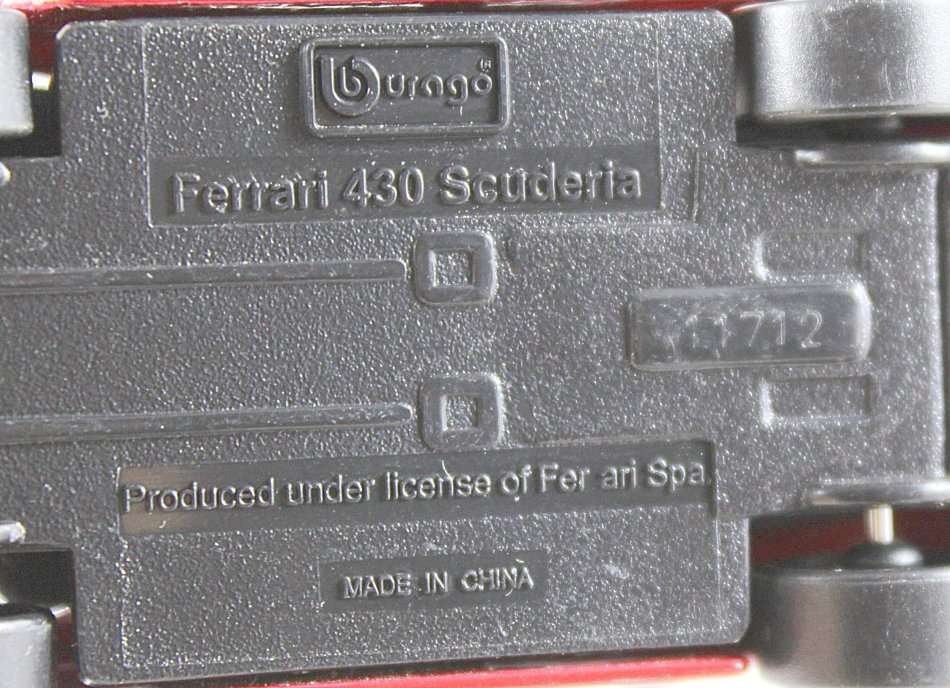 Burago -Ferrari - 430 Scuderia - Bid now!!