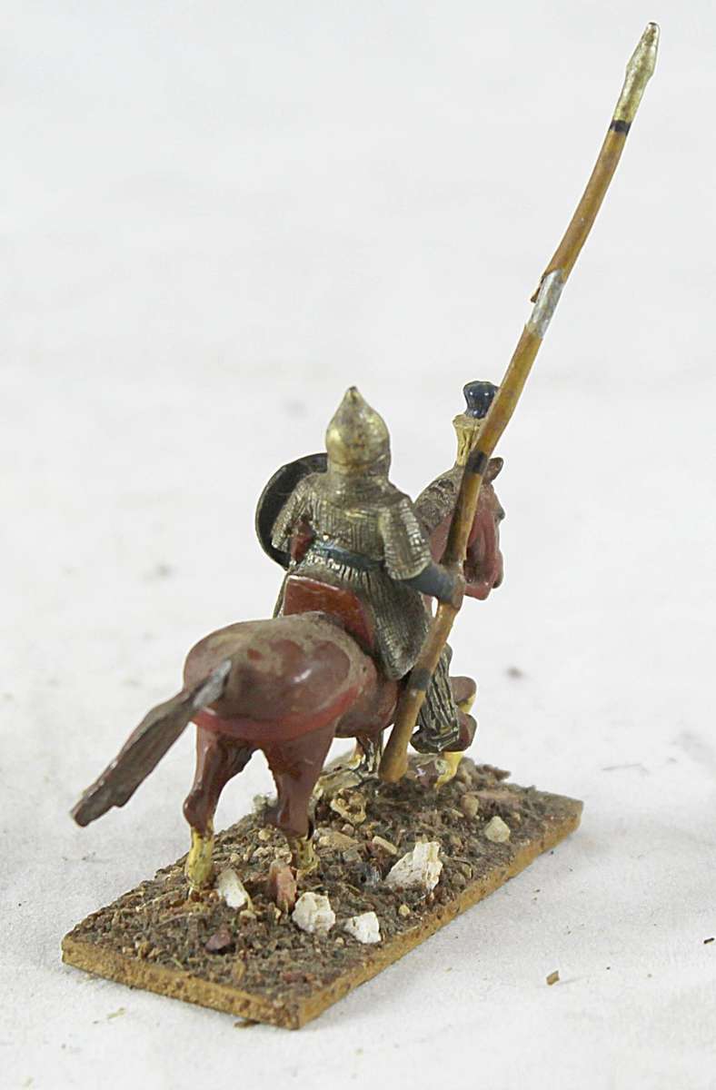 Lead figurine - Eastern horseback warrior