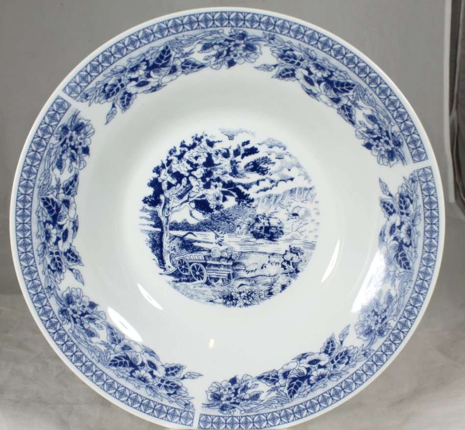 Blue England - Soup Bowl - Gorgeous! - Bid Now!!!