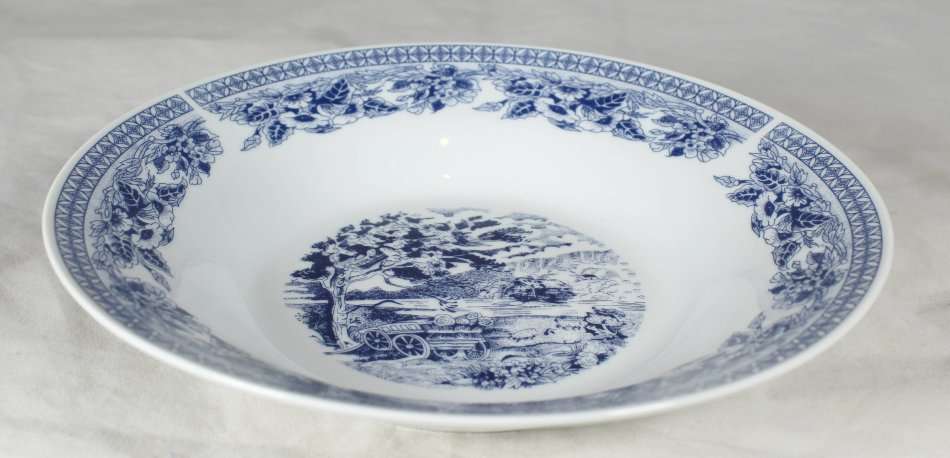 Blue England - Soup Bowl - Gorgeous! - Bid Now!!!