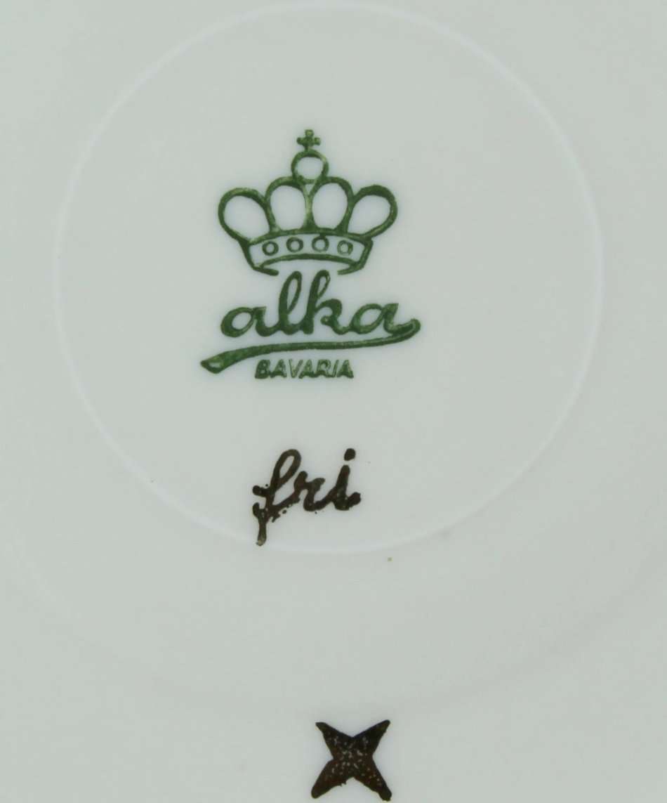 Alka - Bavaria - Demitasse Saucer - Gorgeous! - Bid Now!!!