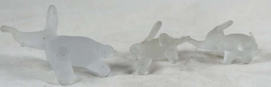 Glass - Family Of Elephants - Beautiful! - Bid Now!!!