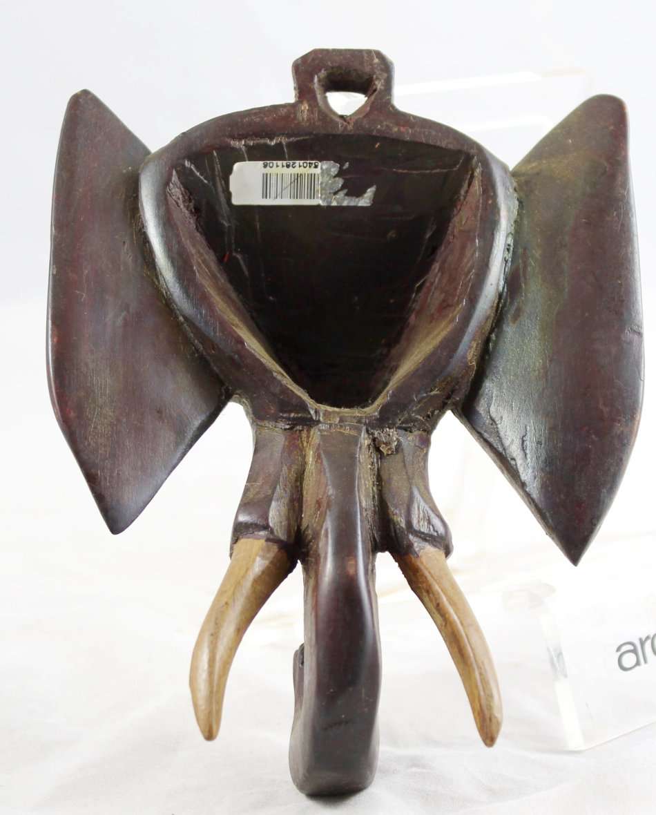 Carved Wood - Elephant - Wall Hanging - Beautiful! - Bid Now!!!