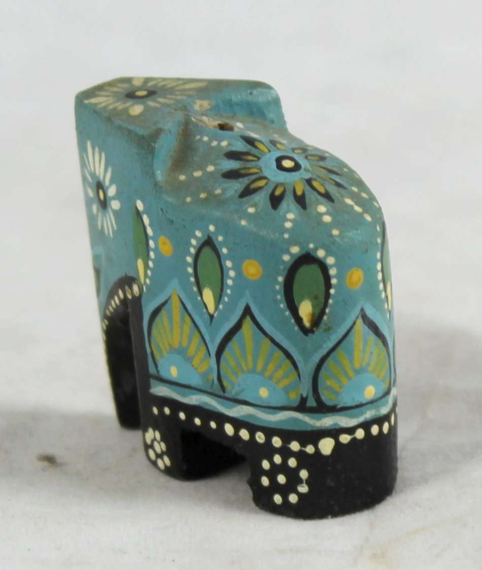 Carved & Painted - Elephant - Beautiful! - Bid Now!!!
