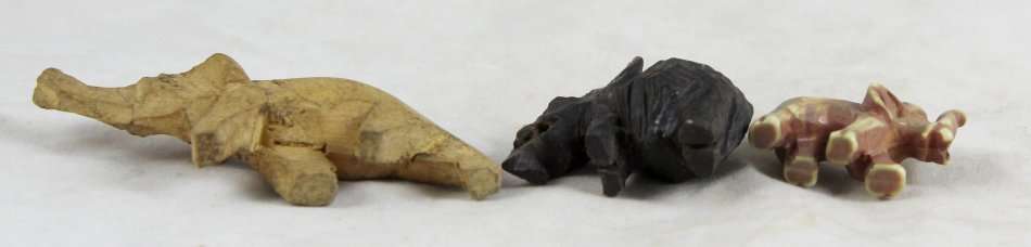 Carved Elephants - Trio - Beautiful! - Bid Now!!!