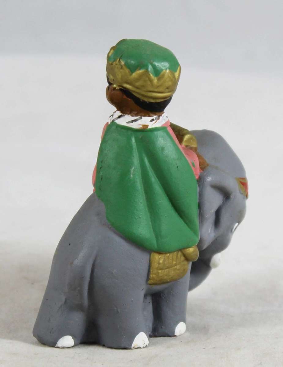 Figure on an Elephant - Beautiful! - Bid Now!!!