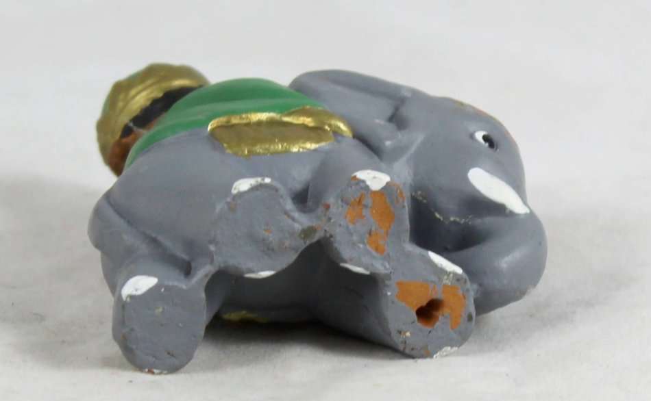 Figure on an Elephant - Beautiful! - Bid Now!!!