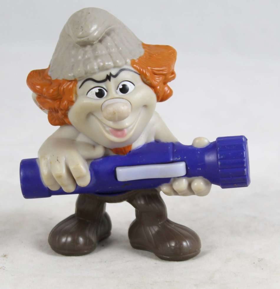 Smurf - With Torch - Gorgeous! - Bid Now!!!
