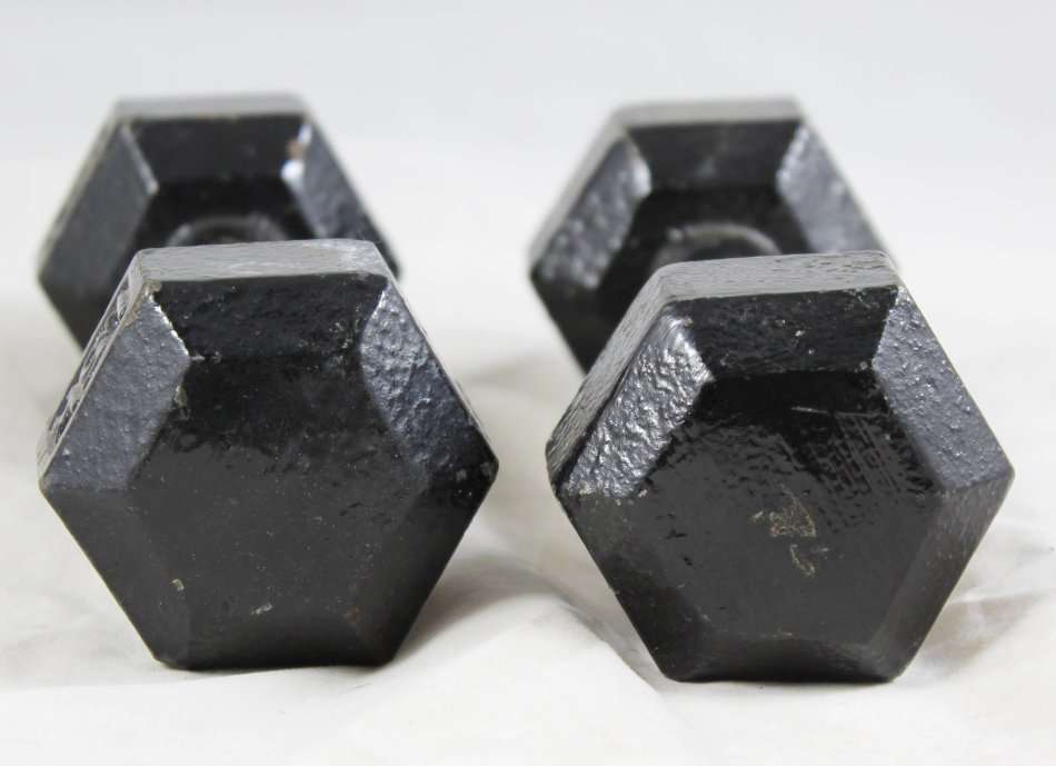 1.5kg Dumbbells - Black Pair - Beautiful! - Bid Now!!!