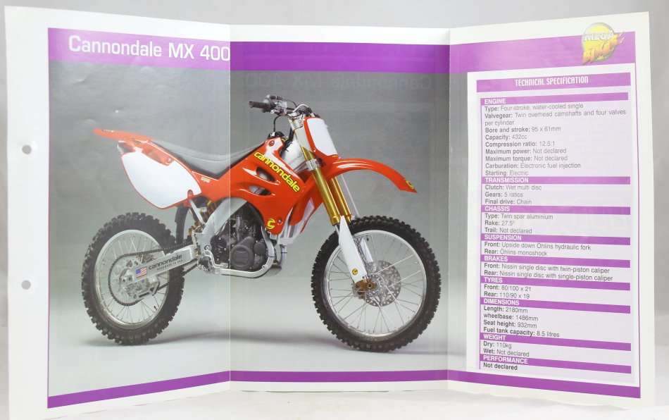 Maisto - Cannondale MX 400 - Bid now!!