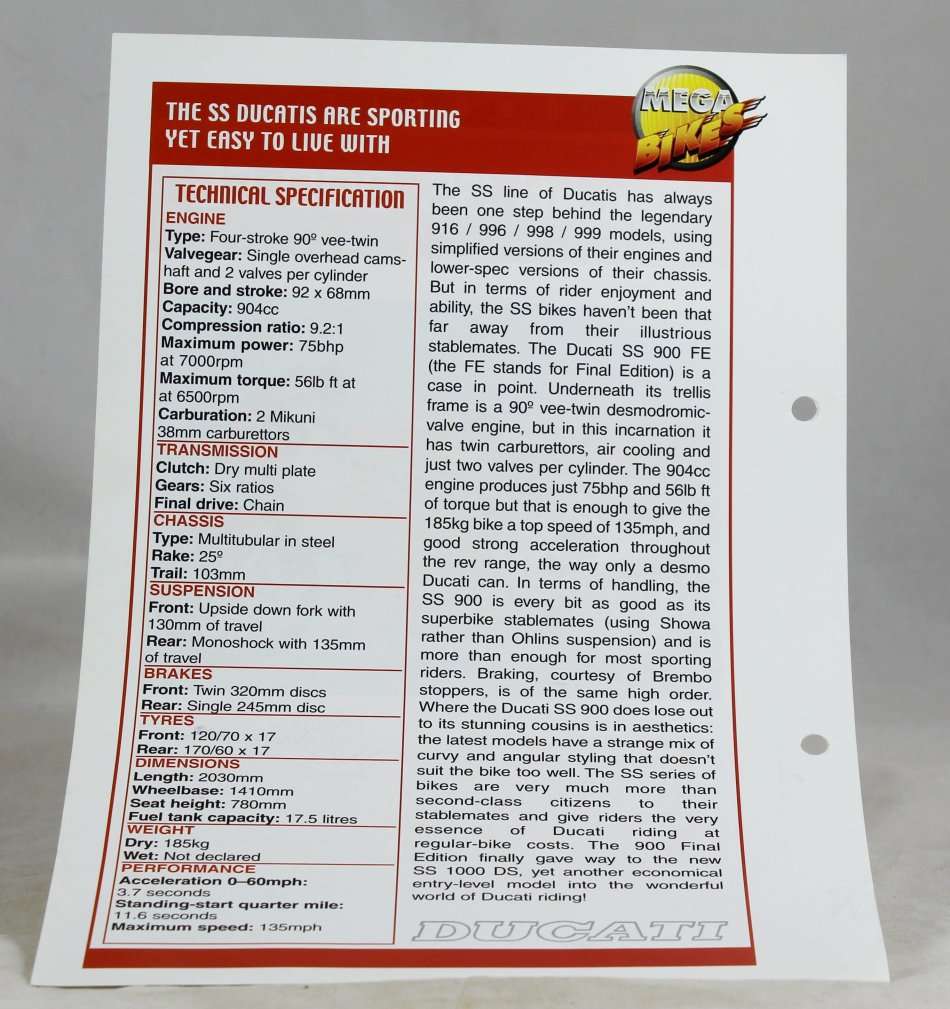 Maisto - Ducati Super Sport 900 FE - Bid now!!