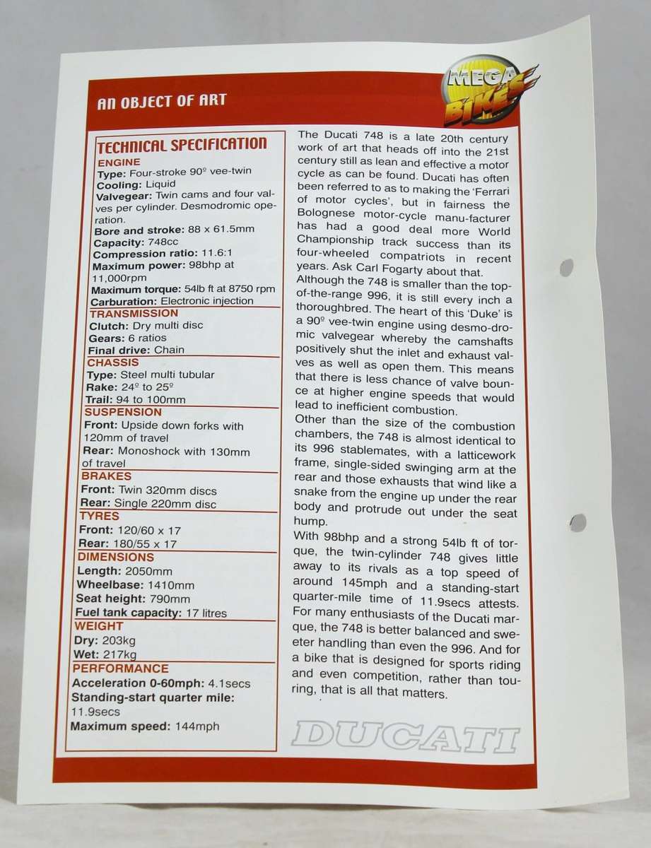 Maisto - Ducati 748 - Bid now!!