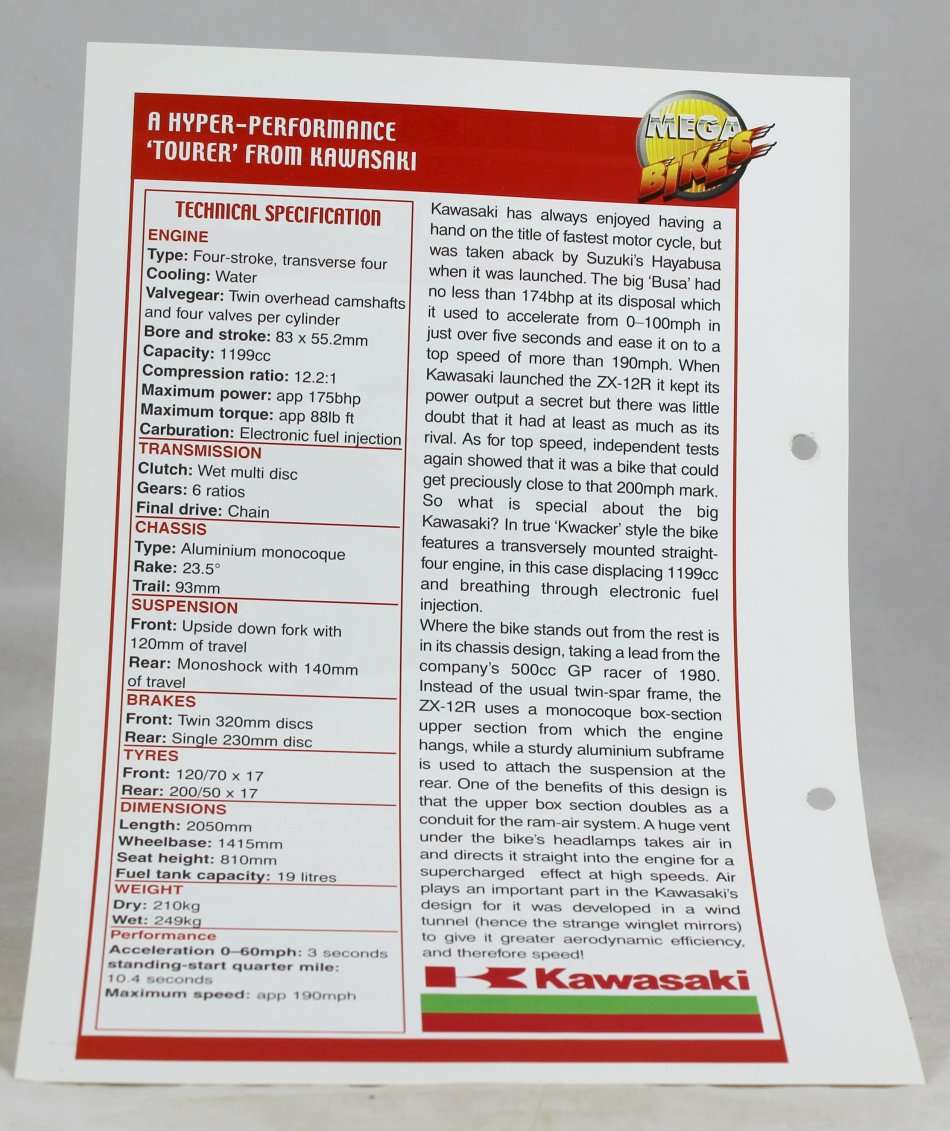 Maisto - Kawasaki Ninja ZX-12 - Bid now!!