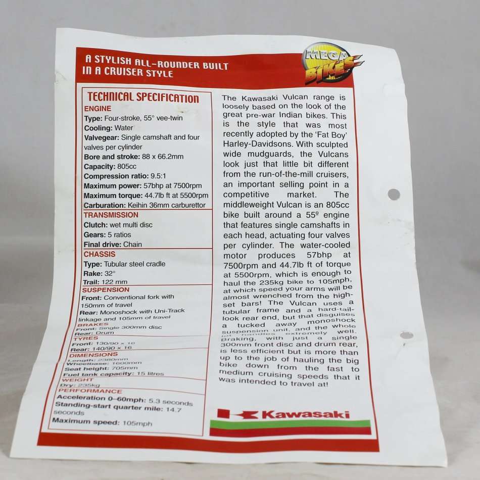 Maisto - Kawasaki Vulcan - Bid now!!