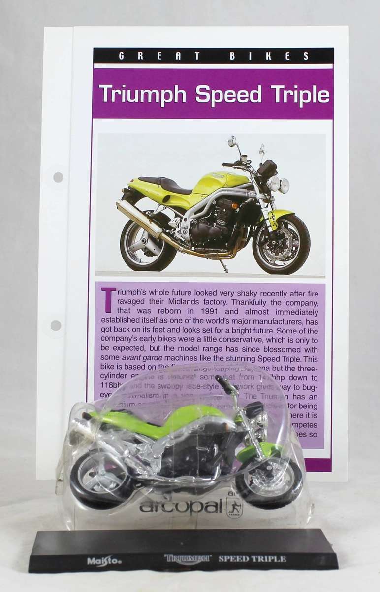 Maisto - Triumph Speed Triple - Bid now!!