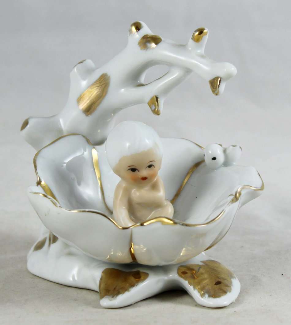 Graziella - Baby In The Bath - Porcelain Mark - Beautiful! - Bid Now!!!