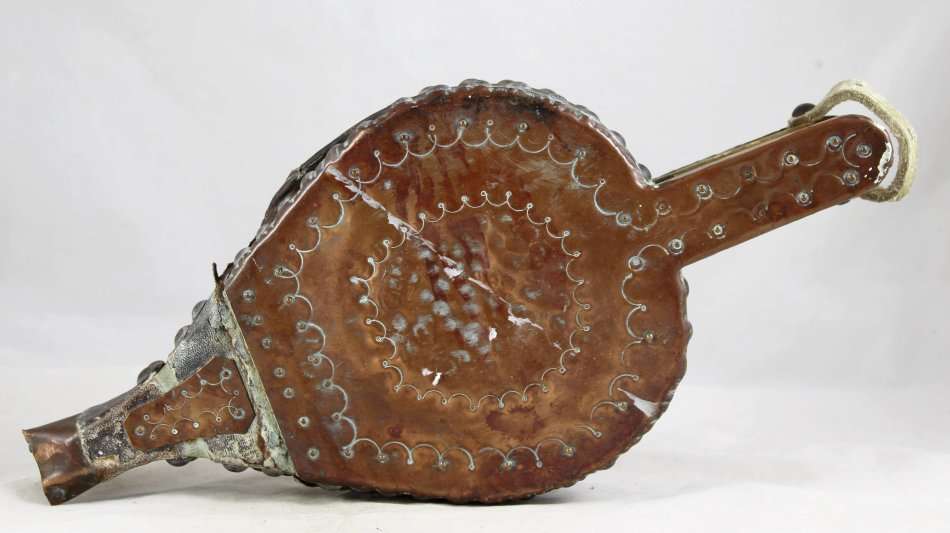 Brass & Genuine Leather - Very Old Bellows -  - Amazing! - Bid Now!!!