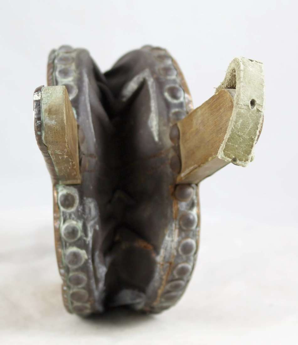 Brass & Genuine Leather - Very Old Bellows -  - Amazing! - Bid Now!!!