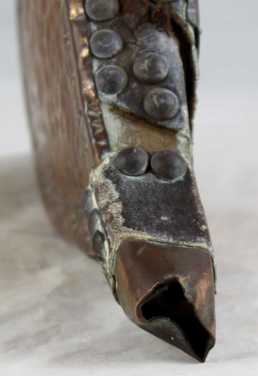 Brass & Genuine Leather - Very Old Bellows -  - Amazing! - Bid Now!!!