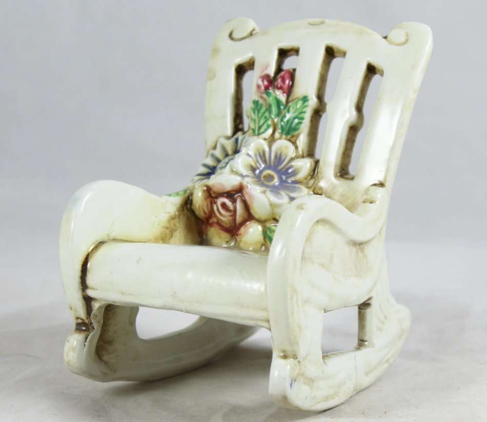 Capodimonte Style - Rocking Chair - Beautiful! - Bid Now!!
