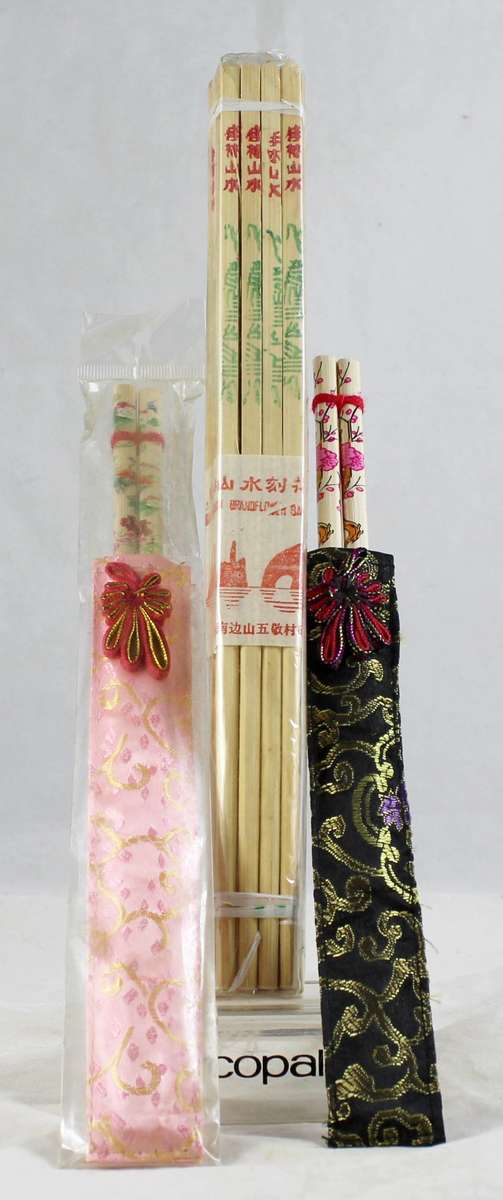 Packets of Chopsticks - Set of 3 - Beautiful! - Bid Now!!!