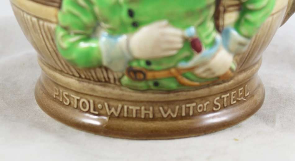 Beswick - Pistol With Wit Or Steel - Jug - Beautiful! - Bid Now!!