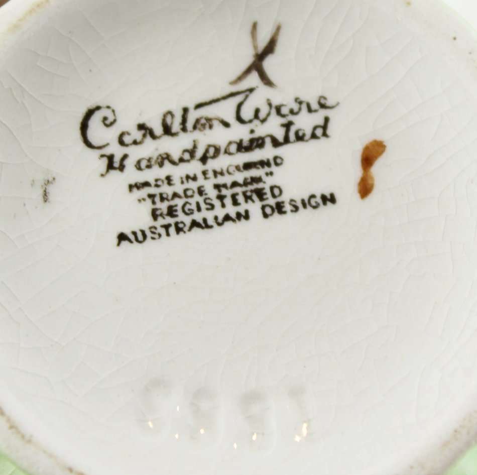Carlton Ware - Australian Design - Green Duo - Gorgeous! - Bid Now!!