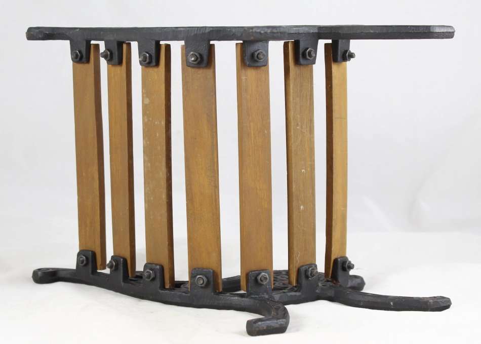 Cast Iron & Teak - Doll House Bench - Gorgeous! - Bid Now!!