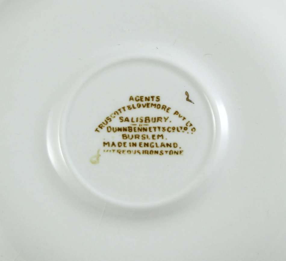 Burslem Ironstone Hotel - Saucer - Beautiful! - Bid Now!!