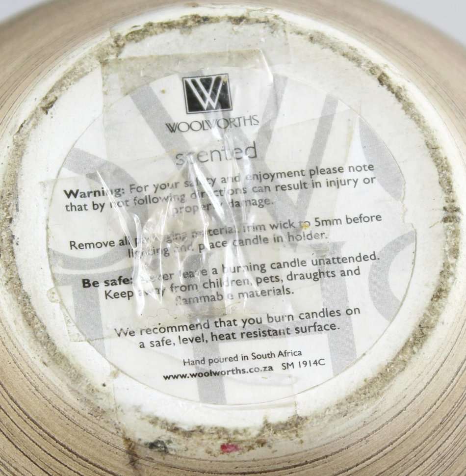 Woolworths - Scented Candles in Pottery Bowls - Beautiful!