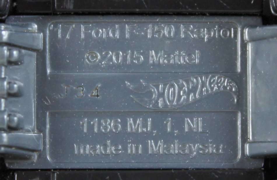 Hotwheels - '17 Ford F-150 Raptor - Bid now!!