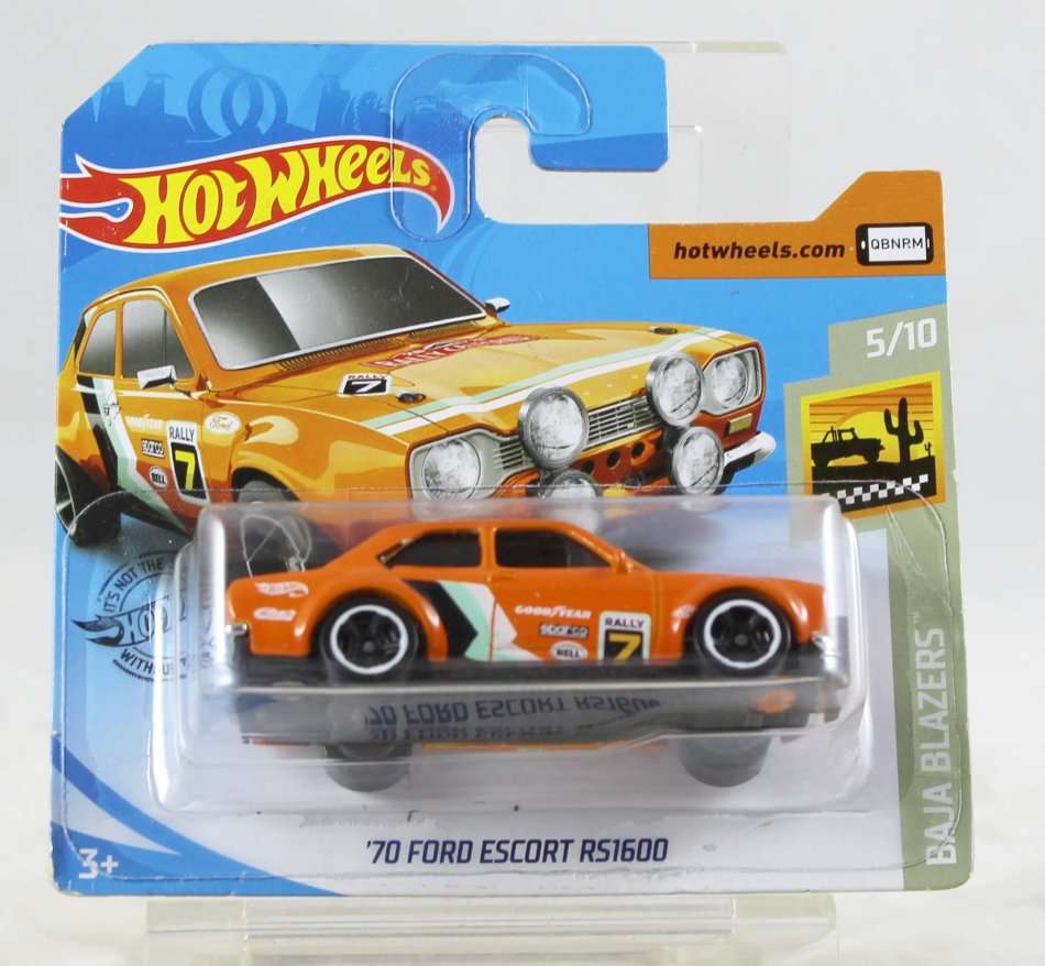 Hotwheels - '70 Ford Escort RS1600 - Orange - Bid now!!