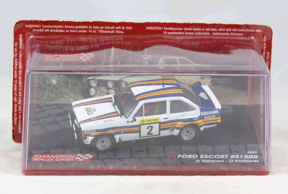 Champion Rally Cars - Ford Escort RS1800 - Bid now!!