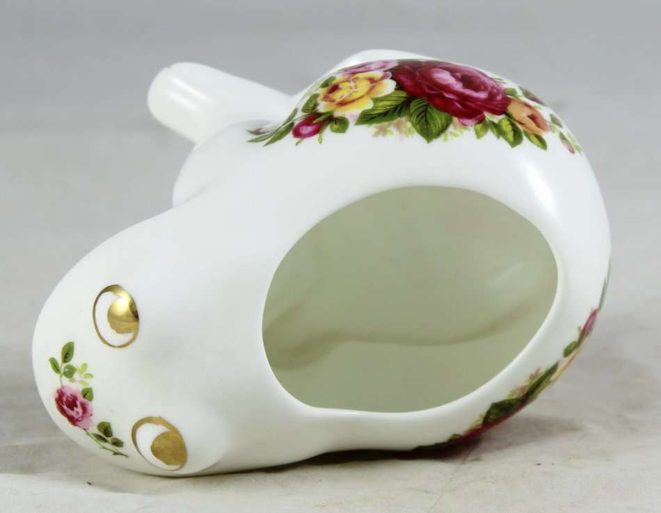 Cottage Rose - Frog Trinket Holder - Gorgeous! - Bid Now!!!