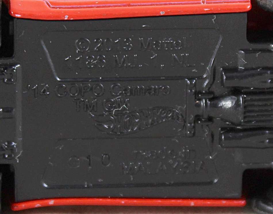 Hotwheels - '14 COPO Camaro - Red - Bid now!!