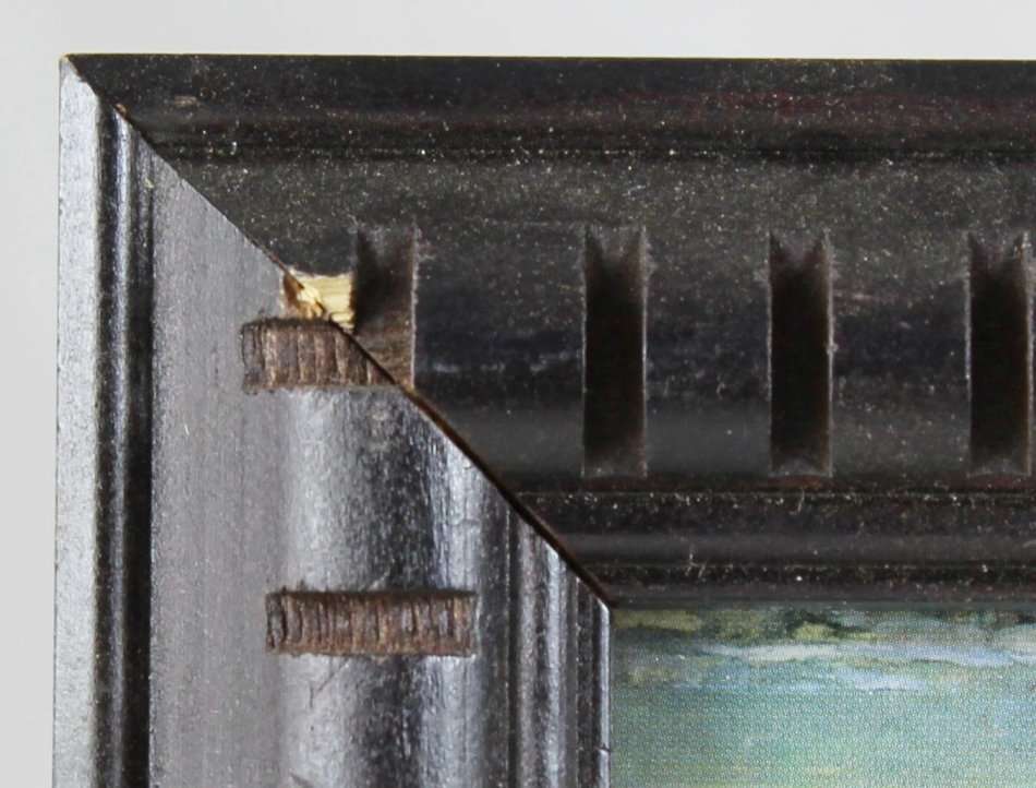 Pair of framed prints of little girls