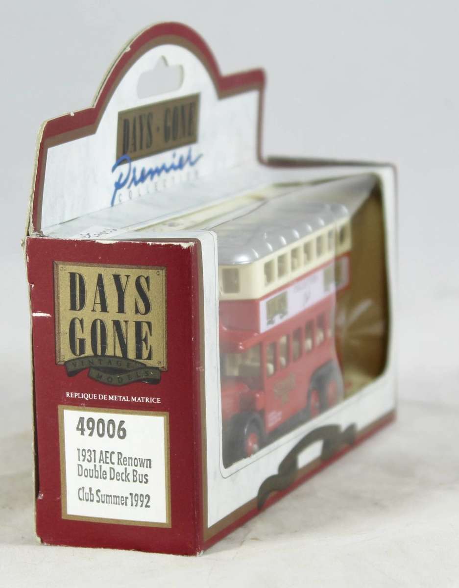 Lledo - Days Gone - 1931 AEC Renown Double Deck bus - club summer 1992