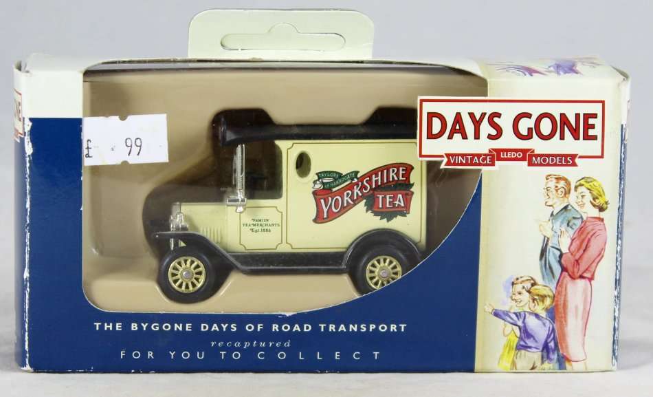 Lledo - Days Gone - Model T Ford Van - Yorkshire Tea - Bid now!!