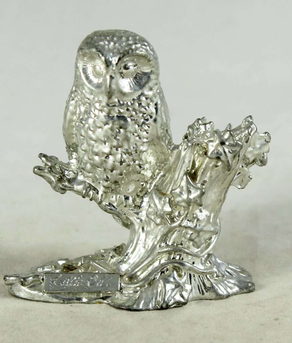 Owl on Branch - 'Little Owl' - Gorgeous! - Bid Now!!!