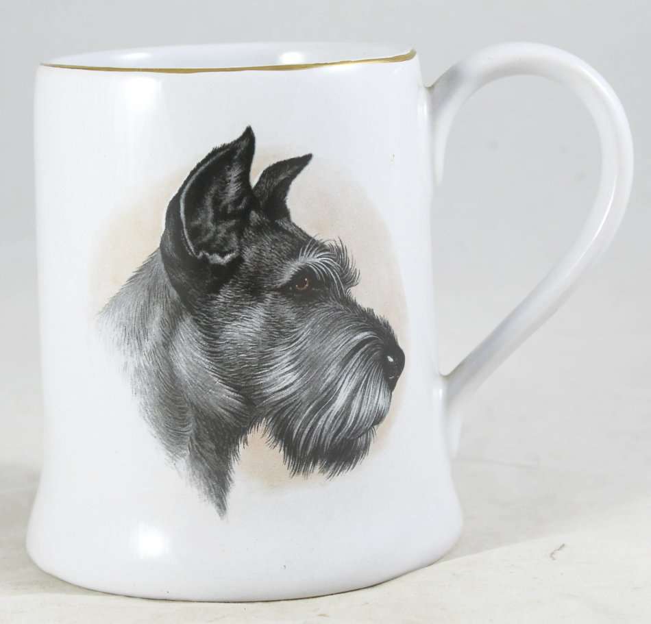 Willsgrove Pottery - Schnauzer Mug - Rhodesia - Gorgeous! - Bid Now!!!