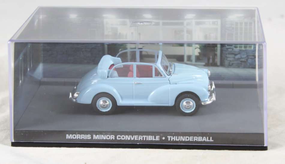 A stunning James Bond Morris Minor Convertible from "Thunderball"!!  Bid now!!