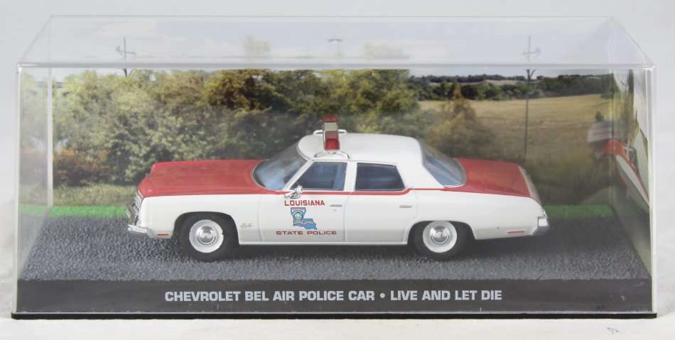 A stunning James Bond Chevrolet Bel Air Police Car from "Live And Let Die"!!  Bid now!!
